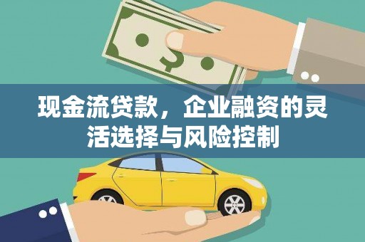 明山现金流贷款，企业融资的灵活选择与风险控制