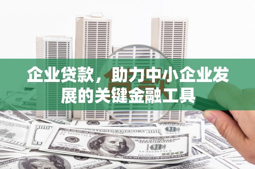 明山企业贷款，助力中小企业发展的关键金融工具