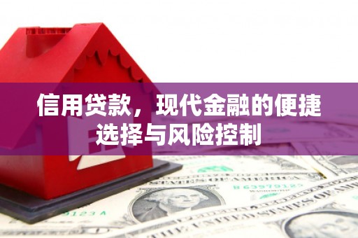 明山信用贷款，现代金融的便捷选择与风险控制