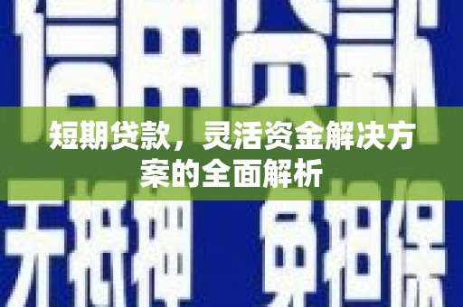 明山短期贷款，灵活资金解决方案的全面解析