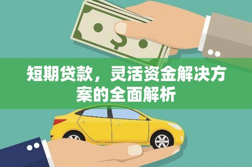明山短期贷款，灵活资金解决方案的全面解析