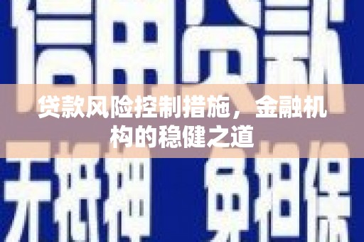 明山贷款风险控制措施，金融机构的稳健之道